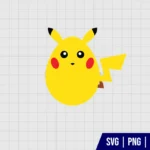 Pikachu Easter Egg SVG