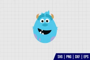 Sulley Easter Egg SVG