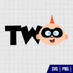 Two Jack Jack The Incredibles SVG