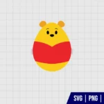 Winnie The Pooh Easter Egg SVG