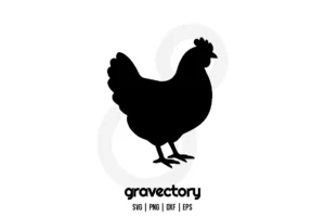 chicken silhouette svg free Gravectory