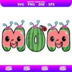 cocomelon mom svg png