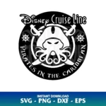 Disney Cruise Line SVG Pirates In The Caribbean SVG