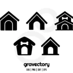 dog house vector svg free