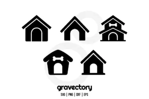 dog house vector svg free