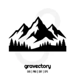 Mountain Landscape SVG