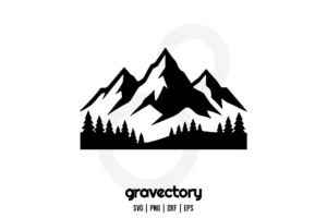 Mountain Landscape SVG