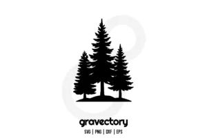 pine tree silhouette svg free