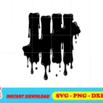 Undefeated Vector Logo Drip SVG Cut File