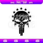 1776 punisher skull svg cricut