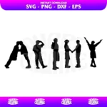 BTS Army Silhouette SVG Cricut