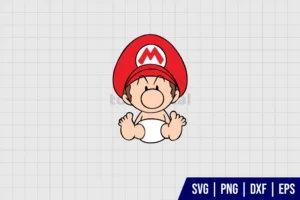 Baby Mario SVG