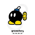 Bob Omb SVG Free