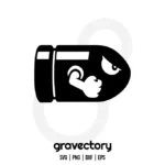 Bullet Bill SVG Free