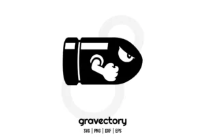 Bullet Bill SVG Free