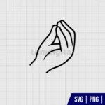 Italian Hand Gesture SVG