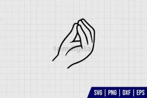 Italian Hand Gesture SVG