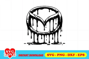 Mazda Logo Drip SVG Cut File