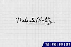 Melanie Martinez Signature SVG