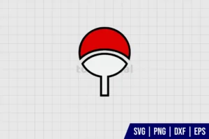 Naruto Clan Logo Uchiha Symbol SVG