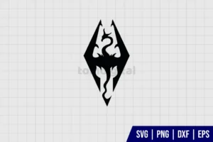 Skyrim Logo SVG