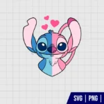 Stitch and Angel SVG