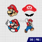 Super Mario Head SVG