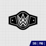 Wrestling Belt SVG