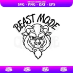 Beast Mode SVG Clipart
