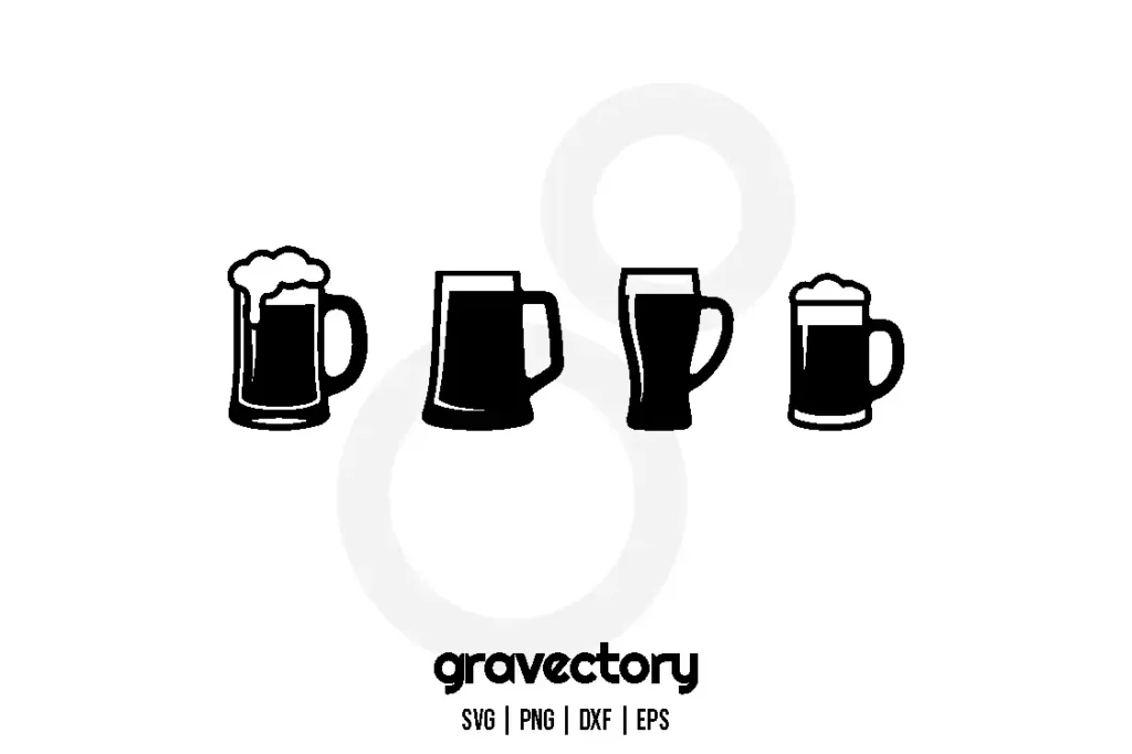 beer mug vector svg free