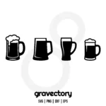 beer mug vector svg free