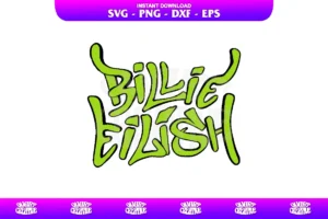 billie eilish vector logo svg design