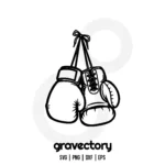 Boxing Gloves Vector SVG Free