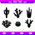 cactus silhouette svg bundle