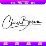 christ brown signature SVG PNG Transparent
