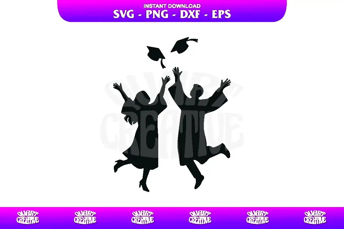 graduation silhouette svg cut file graduation silhouette svg cut file