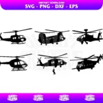 hellicopter vector svg bundle
