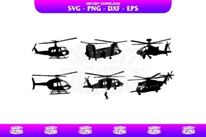 hellicopter vector svg bundle