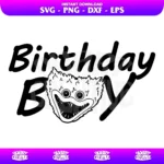 Huggy Wuggy Birthday Boy SVG