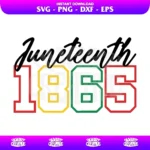 juneteenth 1865 svg png transparent