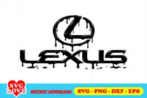 lexus logo drip vector svg