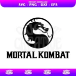 Mortal Kombat Logo SVG Cricut Cut File
