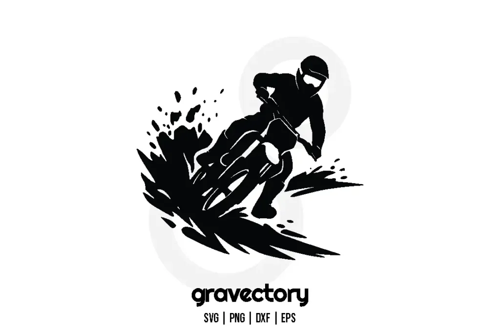 motorcross silhouette svg free Free SVG