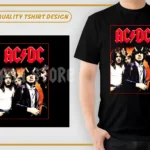 ACDC Band PNG For DTF Raster