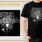 Avenged Sevenfold Music PNG for DTF Tshirt Design