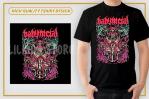 Baby Metal Band PNG For DTF Raster