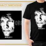 Bon Jovi Music PNG For DTF Raster
