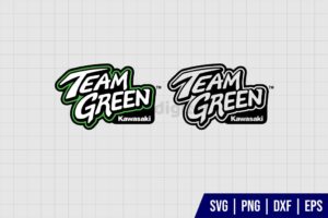 Kawasaki Team Green SVG