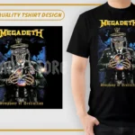 Megadeth Tshirt Design PNG DTF