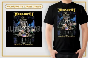 Megadeth Tshirt Design PNG DTF